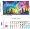 Large Diamond Art Kits for Adults, 5D Aurora Diamond Painting Kits, DIY Full Drill Forest Landscape Diamond Art Painting, Gem Art Kit for Adults for Wall Decor 27.5 X 15.7 Inch